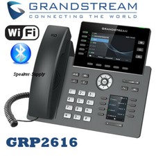 Grandstream GRP2616 6-Line 6 SIP Office IP Phone Bluetooth WiFi + Power Supply picture