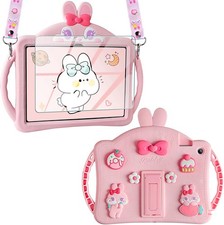 Samsung Galaxy Tab A9 Plus 2023 Case, Soft Silicone Tablet Cover for Kids - Pink picture