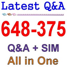 Cisco Best Practice Material For 648-375 Exam Q&A+SIM picture