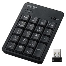 ELECOM USB Numeric Keypad Wireless Quiet Antibacterial Compatible with picture