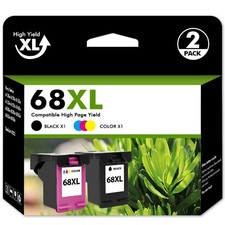 68XL High Yield Ink Cartridges Combo Compatible with HP Envy 6555e 6155e 6130e picture