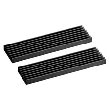 2PCS M.2 22110 Nvme SSD Heatsink Cooler with Thermal Pad Alloy Aluminum Black picture