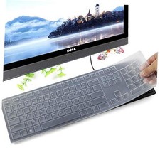 Keyboard Cover for Dell KB216 KB216b KB216t KB216d KB216p Wired & KM636 & Clear picture