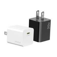 2-Pack 20W USB C Charger, Compact GaN PD 3.0 PPS Fast 2-Pack 20W Black & White picture