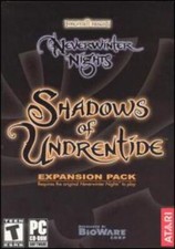 Neverwinter Nights 1 Shadows of Undrentide PC CD role-playing desert game add-on picture