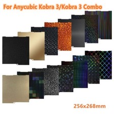 Spring Steel Sheet For Anycubic Kobra 3/Kobra 3 Combo Build Plate 256x268 mm PET picture