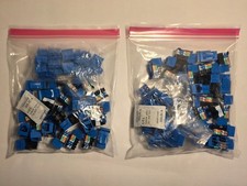 Vertical Cable CAT6 RJ45 PoE Keystone Jack Blue 50-Total No. 352-V2703/BL/25 NEW picture