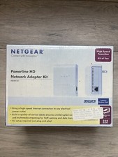 New Sealed Netgear HDXB101 Powerline HD Network Adapter Kit picture
