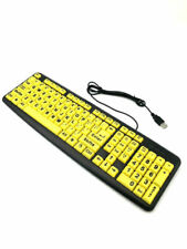 Easy EZ EYES Large Print USB Keyboard PC & MAC 4x Larger Letters (As Seen on TV) picture