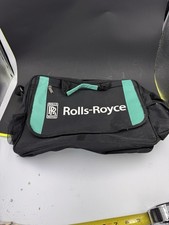 RARE Rolls Royce Heli Expo 2005 Promotional Shoulder Messenger Bag Black Green picture