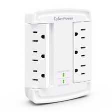 CyberPower CSB6WS CSB Essential Wall Tap Surge Protector picture