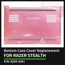 Razer Blade Stealth RZ09-0281 Bottom Case Cover Replacement Part - Quartz | OEM picture