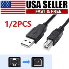 USB 2.0 Printer Cable A Male to B Male Cord for HP Epson Canon Dell picture