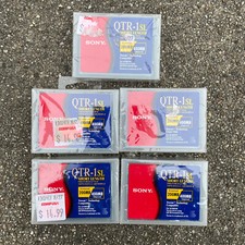 Sony CRT-1SL Data Cartridge 200MB/400MB Compressed/Uncompressed New Lot of 5 picture
