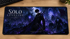 🔥 Solo Leveling XXL Gaming Mouse Pad - Sung Jinwoo & Shadow Monarch 🖱️ picture