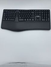 Nulea Wireless Ergonomic 2.4G Keyboard with Wrist Rest by Nulaxy RT01-B Black picture