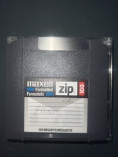 Maxell iomega Zip 100 Disk with case Formatted for IBM Compatibles 100MB picture