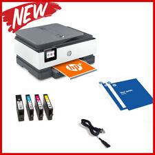 NEW FAX HP OfficeJet 8022e All-in-One Wireless Color Inkjet Printer INK INCLUDED picture