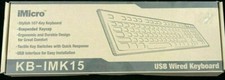 NEW iMICRO KB-IMK15 USB Wired 107-Key KEYBOARD picture