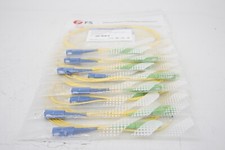 8 Pack 2m SC UPC - SC APC Simplex OS2 OFNR 2.0mm Fiber Optic Patch Cables 96014 picture