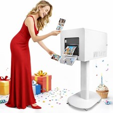 Photo Booth Printer Stand Heavy‑Duty Metal For DNP DS620 RX1HS QW410 HiTi P525L picture