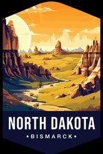 Personalized North Dakota State Art Mouse Pad Mousepad Art Painting Custom Made picture