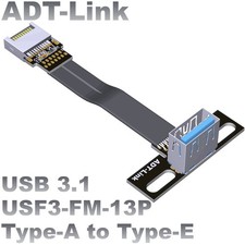ADT Usb3.1 Interface Extension Type a Transfer Motherboard Front Rear Corner New picture