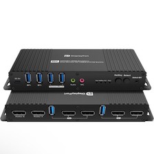 Display Port 8K Ultra HD HOTKEY EDID Emulators USB 3.0 KVM Switch 4x1 picture