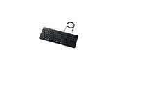 ELECOM Wired Keyboard TKL Silent Antibacterial Black TK-FCM113SKBK picture
