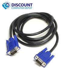 5FT 5 FT 15 PIN SVGA Laptop PC Monitor M M Male 2 Male Cable BLUE CORD FOR PC TV picture
