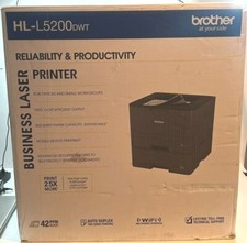 Brother HL-L5200DWT Monochrome Laser Dual Tray Printer + 1 Extra Toner Drum  picture
