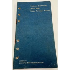 IBM Customer Engineering 1440/1460 Pocket Reference Manual Vintage 1964 picture