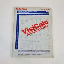 Vintage Original Radio Shack Power of VisiCalc Instruction Book 62-1051 picture