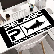 1pc Retro Printed Mouse Pad Pelagic High Performance Offshore Gear Marlin Logo picture