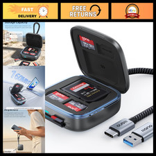 SD & Micro SD Card Reader Case - TF 3.0 Memory Card Holder, 5Gbps Transfer Speed picture