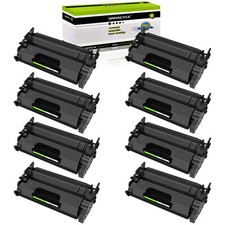 8PK Fits For HP Laserjet Pro M402n MFP M426fdw CF226A 26A Black Toner Cartridge picture