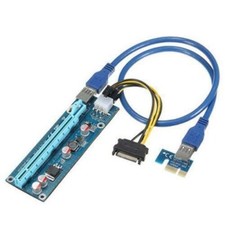 PCI-E Riser Card 1X to 16X Powered USB 3.0  GPU MODEL: PCE164P-N03 Ver 006C picture