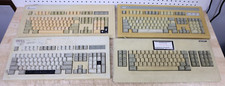 Vintage Lot x4 Computer Terminal Keyboards Dell Mitsubishi Memorex AST PC *Parts picture
