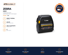 NEW Zebra ZQ52-BUE0010-00 ZQ521 Mobile Label Printer Bluetooth USB picture
