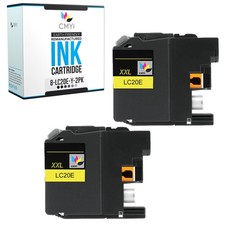 2PK CMYi Compatible LC20EY Ink Cartridges XXL fits Brother MFC-J775DW J775DWL picture