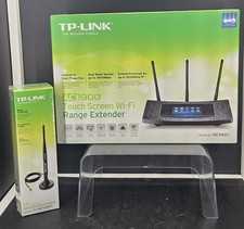  TP-LINK RE590T - AC1900 Touch Screen Wi-Fi Range Extender Open Box W/Antenna  picture