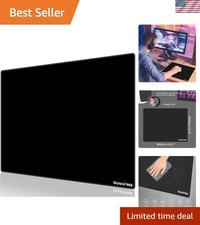 Black Glass Mousepad 15.7