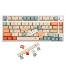 145 Keys Summer Love Theme Keycaps Set Cherry Profile PBT DyeSub Orange picture