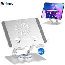 360° Rotation Tablet Stand Holder for Desk Cell phone Aluminum For 4-13