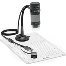 USB Digital Microscope 250x, 2MP Micro Camera with Flexible Arm Stand - Handh... picture