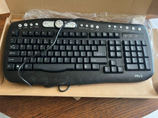 Micro Innovations Internet Elite Keyboard KB565BL Spill Resistant picture