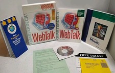QuarterDeck WebTalk v1.0 For Windows 3.1 1995 / CD-ROM / Vintage Software Set picture