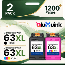 63XL Ink Cartridge Replacement for DeskJet 1110 1111 1112 1113 1114 2130 2131 picture