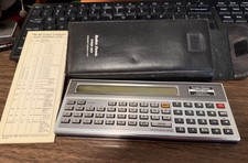 Vintage Radio Shack TRS-80 Pocket Computer W/ Case & Reference Card UnTested picture