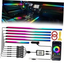 Acrylic Interior Car LED Lights with Wireless APP 6 in Dreamcolor 6 in 1 picture